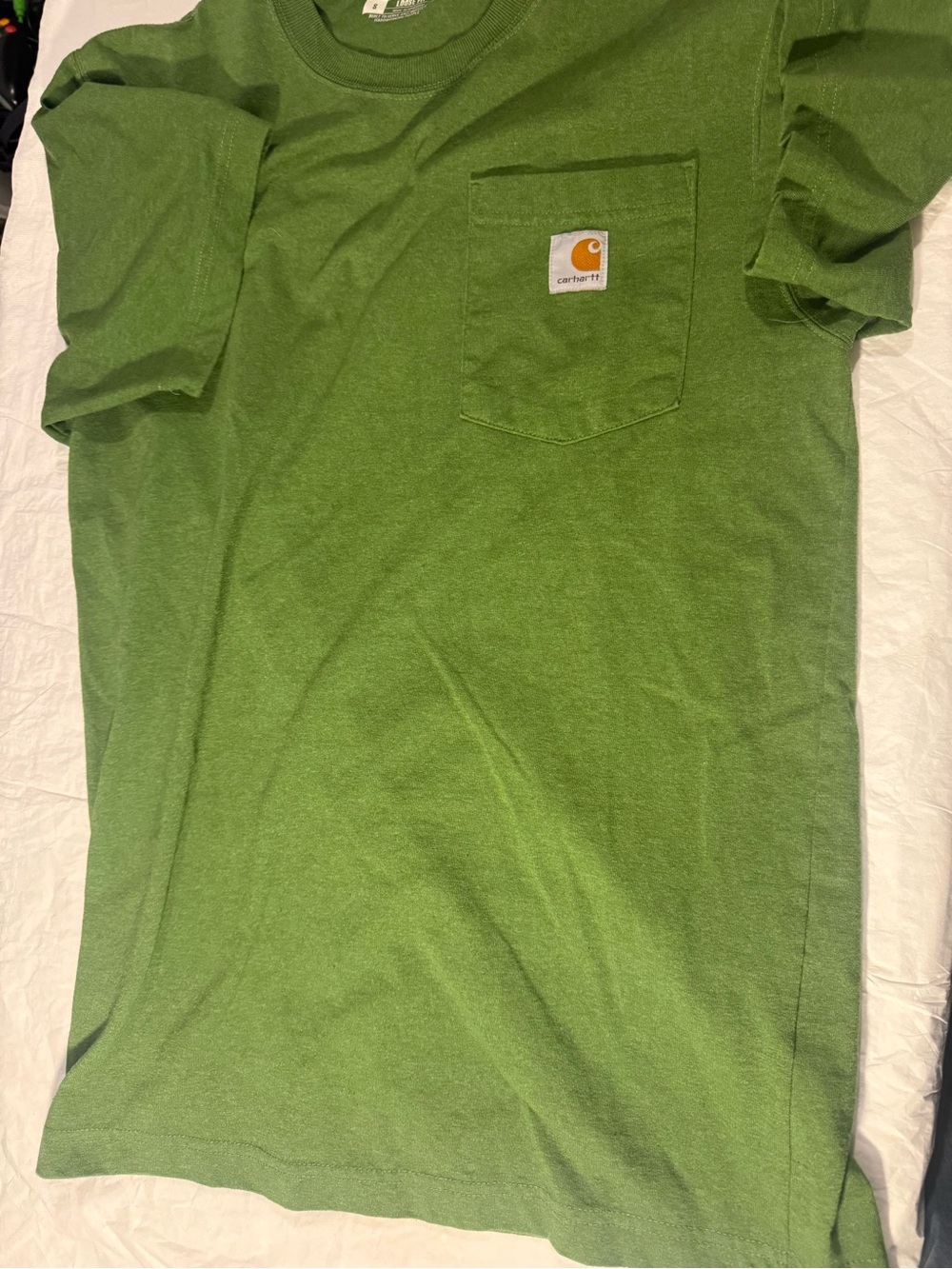 Carhartt Men’s Pocket T-Shirt in Green